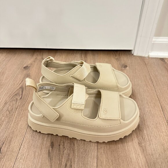 UGG Goldenglow Slingback Sandal (Women) in Sea Salt Size US 8 - Picture 5 of 9